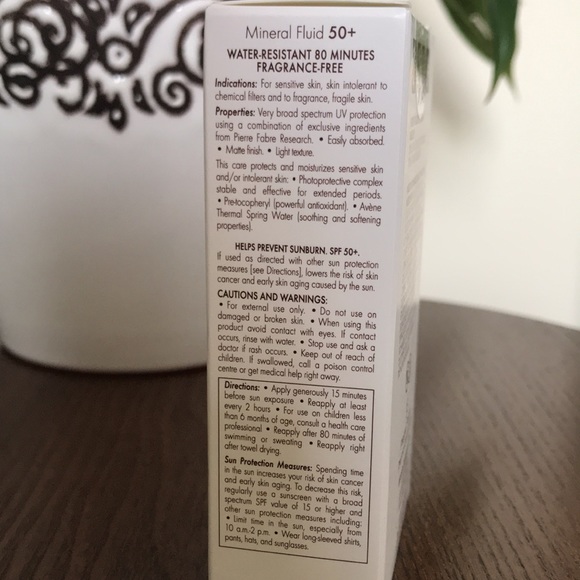 $5 w/purchase - Unopened Avene Sunscreen SPF 50 - Picture 3 of 6